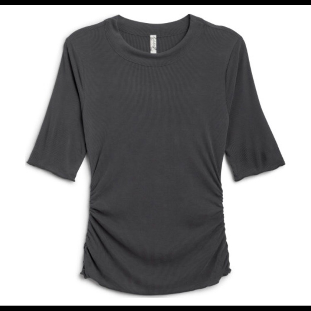 Lightweight free people scrunch side top